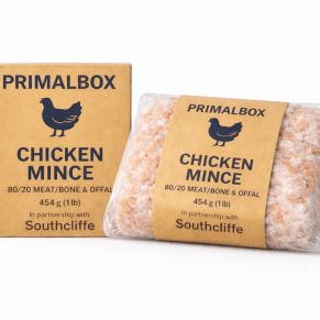 Chicken Mince Block – 454g (Human-Grade Raw Dog Food)