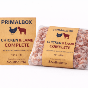 Chicken/Lamb Mince Block – 454g (Human-Grade Raw Dog Food)