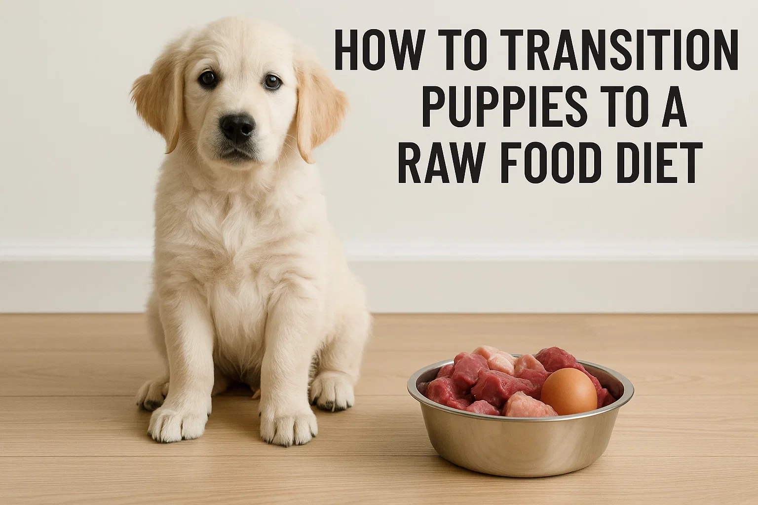 How to Transition Puppies to a Raw Food Diet