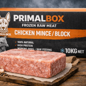 10kg Chicken Mince Block – Frozen Raw Dog Food