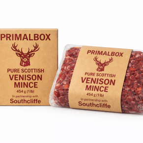 Scottish Venison Mince Block – 454g (Human-Grade Raw Dog Food