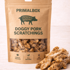 Doggy Pork Scratchings – Natural Dog Treats (200g)