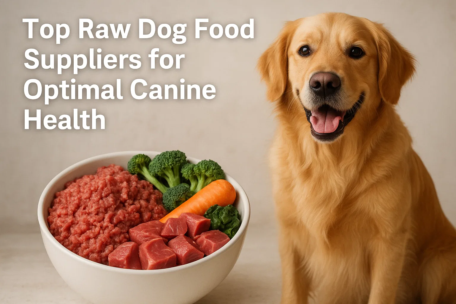 Top Raw Dog Food Suppliers for Optimal Canine Health