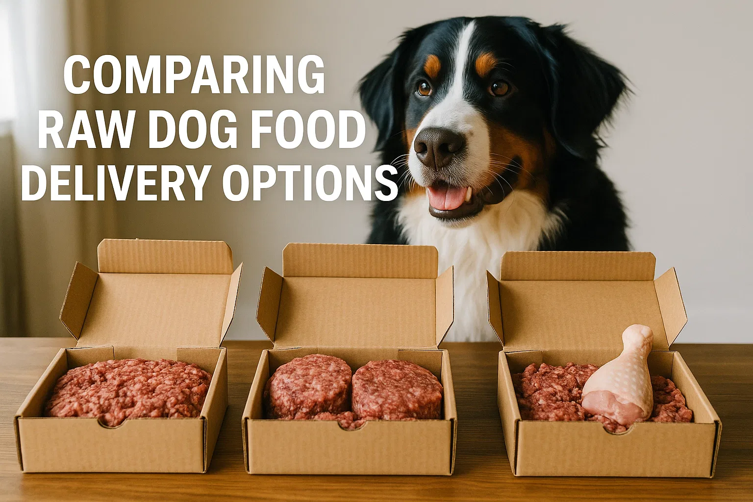 Comparing Raw Dog Food Delivery Options