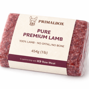 K9 Raw – Pure Premium Lamb (100% Bone Free) – 454g