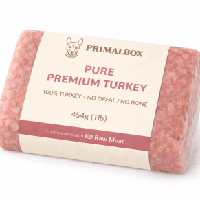 K9 Raw – Pure Premium Turkey (100% No Bone) (K9 Raw Meat) – 454g
