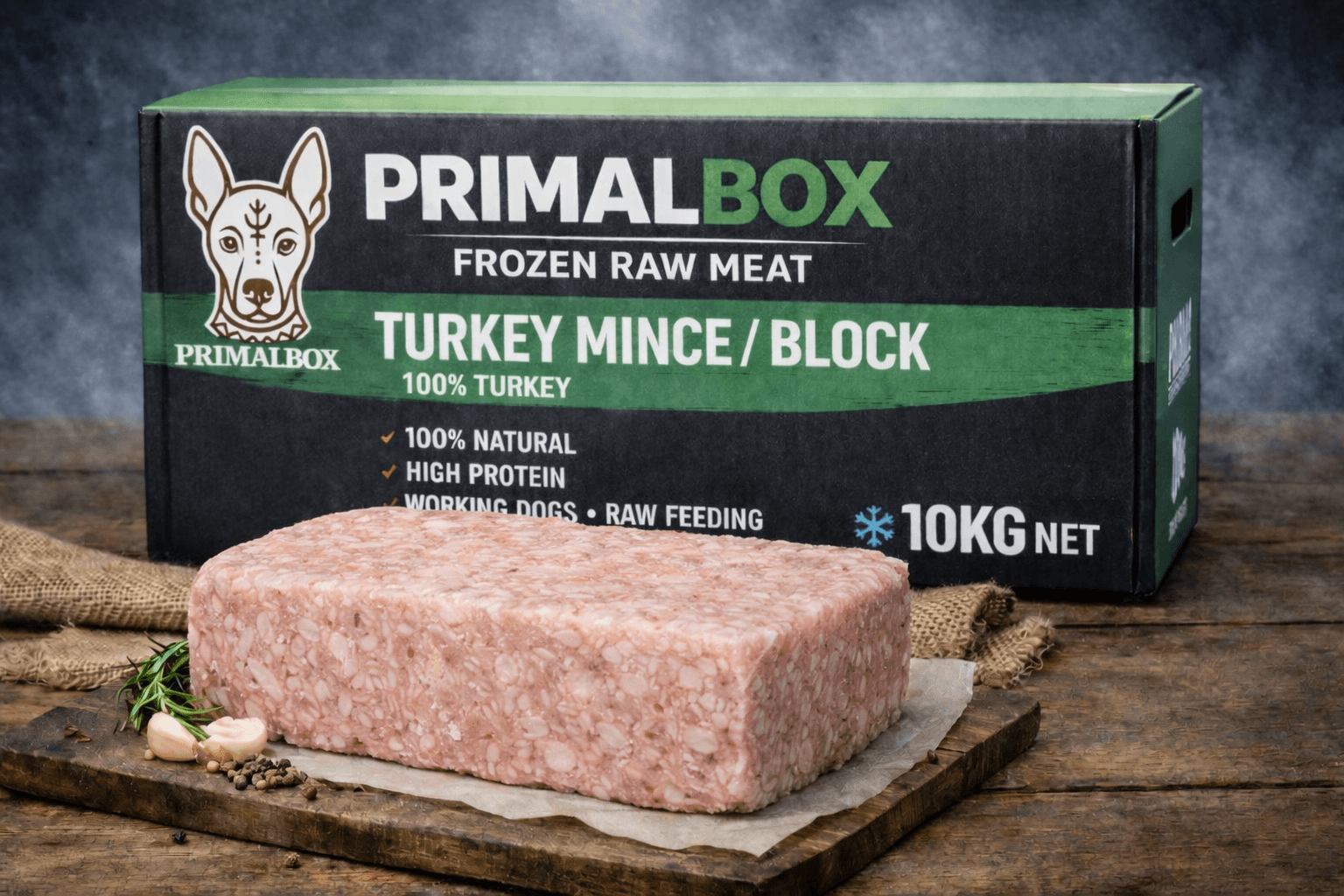 10kg Turkey Mince Block (90/10 Turkey)