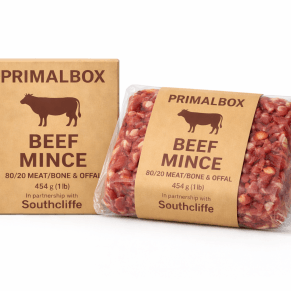 Beef Complete Mince Block – 454g (Human-Grade Raw Dog Food)