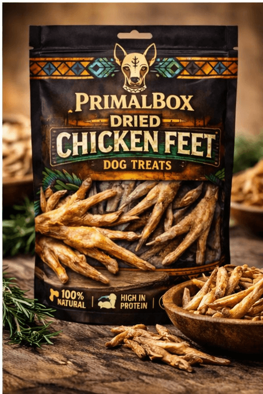 Dried Chicken Feet for Dogs | Natural Joint Support Treats | PrimalBox - Image 4