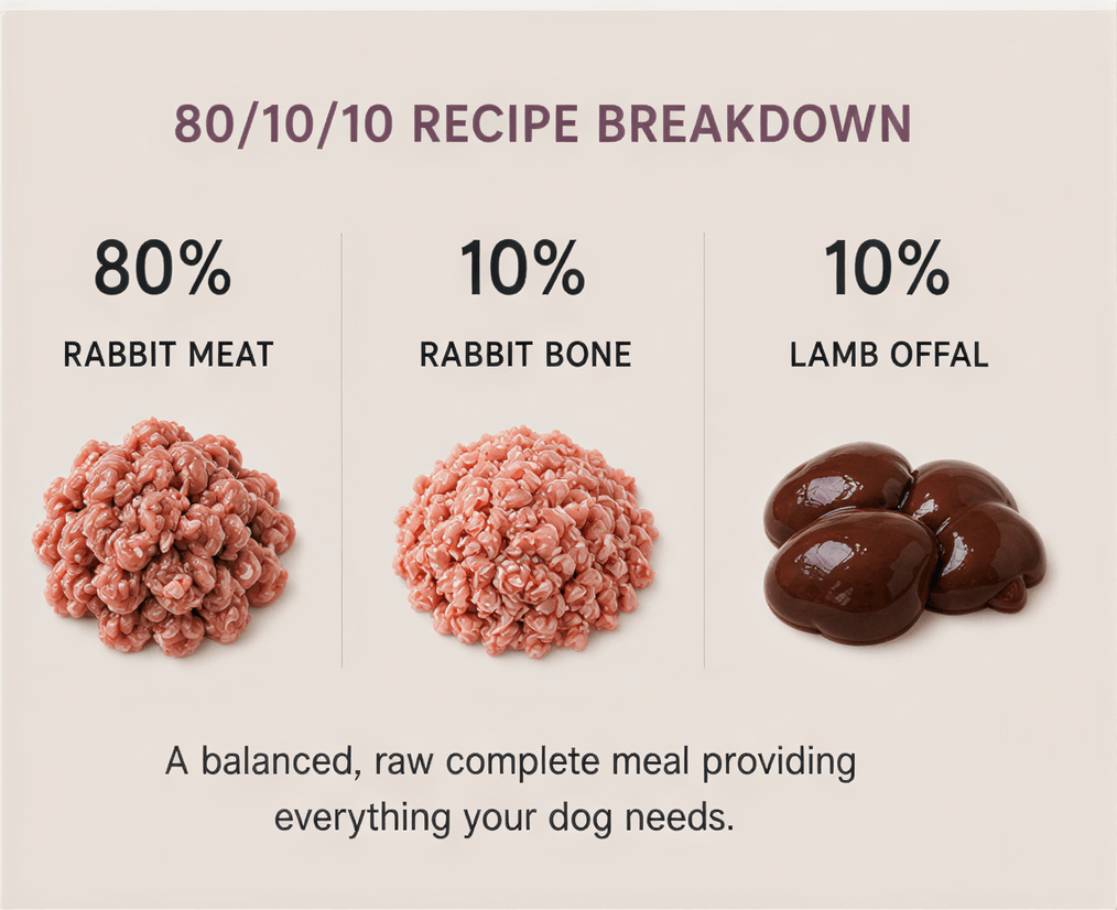 Raw Treat Minced Rabbit 500g | PrimalBox - Image 2