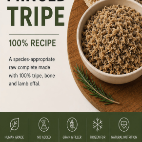 Raw Treat Minced Tripe 500g