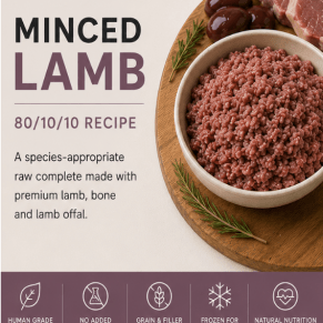Raw Treat Minced Lamb 500g